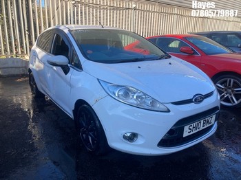 Location: Hayes - 2010 FORD FIESTA ZETEC 5 Door Hatchback REG: SH10BMZ, Keys: No, MOT Expiry date: 31/03/2026, 1242 Petrol, 5 Speed Manual Petrol, Former Keepers: 8