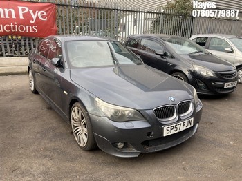 Location: Hayes - 2007 BMW 535D M SPORT AUTO 4 Door Saloon REG: SP57FJN, Keys: No, MOT Expiry date: 18/12/2021, 2993 Diesel, Automatic, Former Keepers: 5