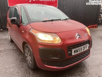 Location: Stapleford - 2009 CITROEN C3 PICASSO VT HDI MPV REG: MW59DFF, Keys: Yes, MOT Expiry date: 13/11/2025, 1560 Diesel, 5 Speed Manual Diesel, Former Keepers: 6
