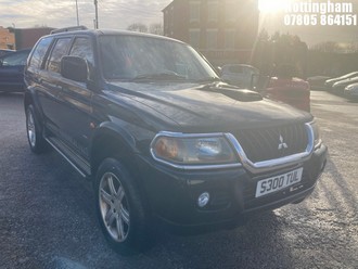 Location: Nottingham - 2004 MITSUBISHI SHOGUN SPORT WARRIOR TD Estate REG: S300TUL, 2477cc Diesel, 5 Speed Manual Diesel, Former Keepers: 5, Keys: Yes, MOT Expiry date: 14/07/2026