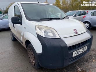 Location: Manchester - 2015 FIAT FIORINO 16V MULTIJET Car Derived Van REG: FN15ZBW, 1248 Diesel, 5 Speed Manual Diesel, Former Keepers: 6, Keys: No, MOT Expiry date: 12/05/2026