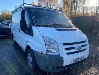 Location: Manchester - 2007 FORD TRANSIT 85 T260S FWD Panel Van REG: YL07ECV, 2198 Diesel, 5 Speed Manual Diesel, Former Keepers: 4, Keys: No, MOT Expiry date: 05/08/2025