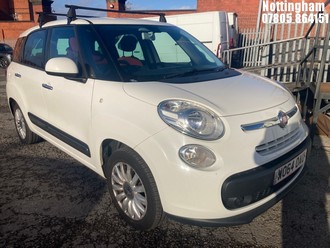 Location: Nottingham - 2015 FIAT 500L MPW POP STAR TWINAIR MPV REG: WO64OAU, 875cc PETROL, 6 SPEED MANUAL PETROL, Former Keepers: 3, Keys: Yes, MOT Expiry date: 04/08/2026