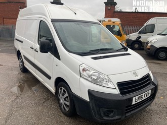 Location: Nottingham - 2016 PEUGEOT EXPERT 1200 L2H2 HDI PANEL VAN REG: LN16XVR, 1997cc DIESEL, 6 SPEED MANUAL DIESEL, Former Keepers: 4, Keys: Yes, MOT Expiry date: 26/01/2026