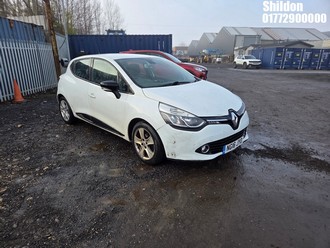 Location: Shildon - 2016 Renault Clio Dynamique Nav Tce 5 Door Hatchback REG: NG16JYO, Keys: Yes, MOT Expiry date: 17/03/2026, 898 CC Petrol, 5 Speed Manual Petrol, Former Keepers: 2