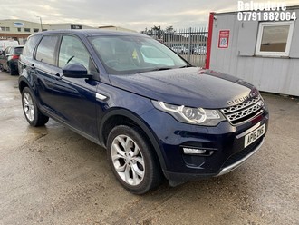 Location: Belvedere - 2016 LAND ROVER DISCOVERY SPORT HSE TD4 A Estate REG: AP16ZNS, 1999cc Diesel, 9 Speed Auto Diesel, Former Keepers: 2, Keys: Yes, MOT Expiry date: 04/11/2025