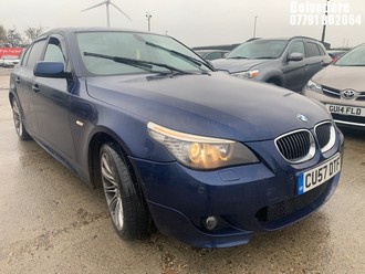 Location: Belvedere - 2007 BMW 530I M SPORT A 4 DOOR SALOON REG: CU57DTF, 2996cc PETROL, 6 SPEED AUTO PETROL, Former Keepers: 4, Keys: Yes, MOT Expiry date: 08.05.2026