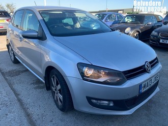 Location: Belvedere - 2013 VOLKSWAGEN POLO MATCH 60 5 Door Hatchback REG: MA13JXE, 1198cc Petrol, 5 Speed Manual Petrol, Former Keepers: 1, Keys: Yes, MOT Expiry date: 25/04/2026