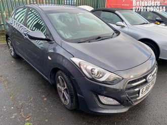 Location: Belvedere - 2016 HYUNDAI I30 SE AUTO 5 Door Hatchback REG: EJ66FKE, Keys: No, MOT Expiry date: 01.02.2025, 1591 Petrol, 6 Speed Auto Petrol, Former Keepers: 2