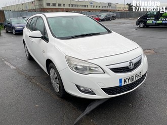 Location: Belvedere - 2011 VAUXHALL ASTRA ES CDTI ECOFLEX Estate REG: KY61PHZ, Keys: No, MOT Expiry date: 28/05/2025, 1686 Diesel, 6 Speed Manual Diesel, Former Keepers: 4