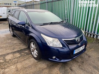 Location: Belvedere - 2010 TOYOTA AVENSIS TR VALVEMATIC CVT Estate REG: FE60JSU, Keys: No, MOT Expiry date: 19/01/2024, 1798 Petrol, Variable Speed Auto Petrol, Former Keepers: 4