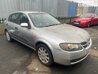 Location: Belvedere - 2003 NISSAN ALMERA SE AUTO 5 Door Hatchback REG: EA53PKD, Keys: No, MOT Expiry date: 04/08/2024, 1769 Petrol, 4 Speed Auto Petrol, Former Keepers: 4