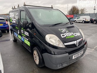Location: Belvedere - 2008 VAUXHALL VIVARO 2700 CDTI SWB Panel Van REG: VU08NSZ, Keys: No, MOT Expiry date: 27/03/2025, 1995 Diesel, 6 Speed Manual Diesel, Former Keepers: 9