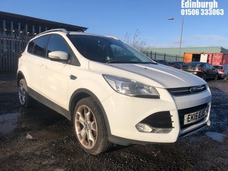 Location: Edinburgh - 2015 FORD KUGA TITANIUM TDCI 5 Door Hatchback REG: EK15EJC, Keys: No, MOT Expiry date: 16/04/2025, 1997 Diesel, 6 Speed Manual Diesel, Former Keepers: 5
