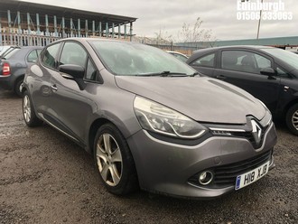 Location: Edinburgh - 2015 RENAULT CLIO D-QUE M-NAV ENERGY T 5 Door Hatchback REG: H18XJB, Keys: No, MOT Expiry date: 12/12/2024, 899 Petrol, 5 Speed Manual Petrol, Former Keepers: 4