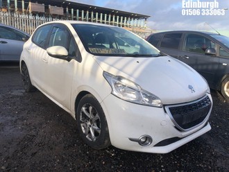 Location: Edinburgh - 2015 PEUGEOT 208 ACTIVE 5 Door Hatchback REG: RH57NXN, Keys: No, MOT Expiry date: 23/09/2025, 1200 Petrol, 5 Speed Manual Petrol, Former Keepers: 5