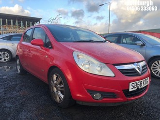 Location: Edinburgh - 2008 VAUXHALL CORSA DESIGN 5 Door Hatchback REG: SD58KTG, Keys: No, MOT Expiry date: 31/10/2025, 1229 Petrol, 5 Speed Manual Petrol, Former Keepers: 7
