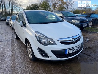 Location: Mitcham - 2014 VAUXHALL CORSA SXI AC 3 Door Hatchback REG: EY64XHU, Keys: No, MOT Expiry date: 30/07/2025, 1229 Petrol, 5 Speed Manual Petrol, Former Keepers: 5