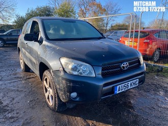 Location: Mitcham - 2006 TOYOTA RAV4 XT5 AUTO Estate REG: AU56KHG, Keys: No, MOT Expiry date: 05/04/2025, 1998 Petrol, 4 Speed Auto Petrol, Former Keepers: 3