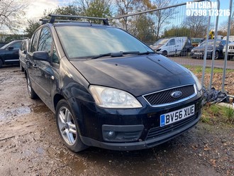 Location: Mitcham - 2006 FORD FOCUS C-MAX ZETEC MPV REG: BV56XUE, Keys: No, MOT Expiry date: 05/01/2026, 1596 Petrol, 5 Speed Manual Petrol, Former Keepers: 6
