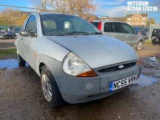 Location: Mitcham - 2006 FORD KA 3 Door Hatchback REG: NC55VRN, Keys: No, MOT Expiry date: 20/10/2024, 1297 Petrol, 5 Speed Manual Petrol, Former Keepers: 6
