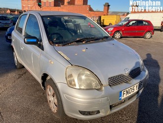Location: Nottingham - 2005 TOYOTA YARIS COLOUR COLLECTION 5 Door Hatchback REG: FN05YBF, Keys: No, MOT Expiry date: 21/01/2026, 998 Petrol, 5 Speed Manual Petrol, Former Keepers: 8