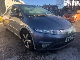 Location: Nottingham - 2006 HONDA CIVIC ES I-CTDI 5 Door Hatchback REG: RO56FFK, Keys: No, MOT Expiry date: 31/05/2025, 2204 Diesel, 6 Speed Manual Diesel, Former Keepers: 7