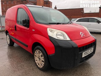 Location: Nottingham - 2013 CITROEN NEMO 660 ENTERPRISE HDI Panel Van REG: YX63ZCE, Keys: No, MOT Expiry date: 24/08/2024, 1248 Diesel, 5 Speed Manual Diesel, Former Keepers: 4