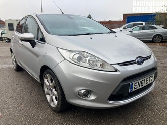 Location: Nottingham - 2012 FORD FIESTA TITANIUM AUTO 5 DOOR HATCHBACK REG: EN61ETY, 1388cc PETROL, 4 SPEED AUTO PETROL, Former Keepers: 1, Keys: Yes, MOT Expiry date: 16/11/2025