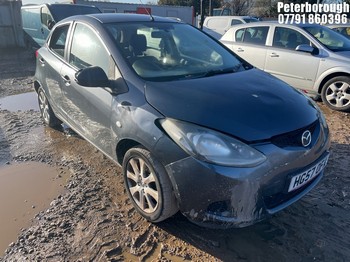 Location: Peterborough - 2007 MAZDA 2 TS 5 Door Hatchback REG: HG57OFA, Keys: No, MOT Expiry date: 22/11/2025, 1348 Petrol, 5 Speed Manual Petrol, Former Keepers: 7