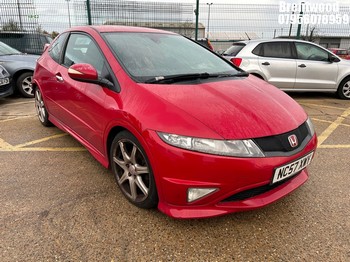 Location: Brentwood - 2008 HONDA CIVIC TYPE-R GT I-VTEC 3 Door Hatchback REG: NC57XWY, Keys: No, MOT Expiry date: 10/02/2027, 1998 Petrol, 6 Speed Manual Petrol, Former Keepers: 3