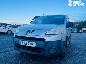 Location: Plymouth - 2011 PEUGEOT PARTNER 850 PROFESS HDI Panel Van REG: WK11TWF, Keys: No, MOT Expiry date: 02/11/2024, 1560 Diesel, 5 Speed Manual Diesel, Former Keepers: 7