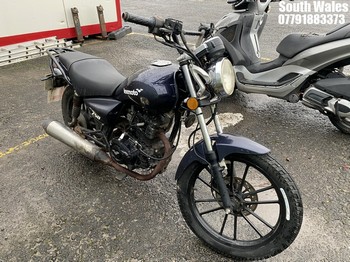 Location: South Wales - 2016 LEXMOTO ZSB 125 SK 125-8 Motorcycle REG: DT65FHN, Keys: No, MOT Expiry date: 06/03/2026, 124 Petrol, 5 speed manual, Former Keepers: 11