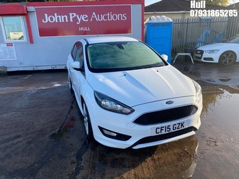 Location: Hull - 2015 FORD FOCUS ZETEC S TDCI 5 Door Hatchback REG: CF15GZK, Keys: No, MOT Expiry date: 14/10/2025, 1499 Diesel, 6 Speed Manual Diesel, Former Keepers: 4