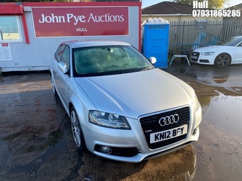 Location: Hull - 2012 AUDI A3 S LINE TDI 5 Door Hatchback REG: KN12BFY, Keys: No, MOT Expiry date: 04/07/2025, 1598 Diesel, 5 Speed Manual Diesel, Former Keepers: 4