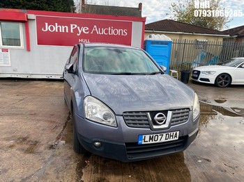 Location: Hull - 2007 NISSAN QASHQAI ACENTA DCI 4WD A 5 Door Hatchback REG: LM07DHA, Keys: No, MOT Expiry date: 26/09/2026, 1994 Diesel, Variable 1 Speed Auto Diesel, Former Keepers: 8