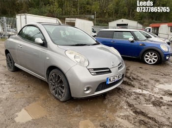 Location: Leeds - 2007 NISSAN MICRA SPORT C+C Convertible REG: NJ57WDX, Keys: No, MOT Expiry date: 12-05-2025, 1598 Petrol, 5 Speed Manual Petrol, Former Keepers: 5