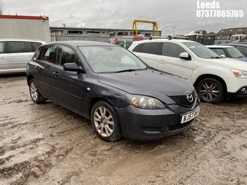 Location: Leeds - 2007 MAZDA 3 TS2 5 Door Hatchback REG: BJ57BKV, Keys: No, MOT Expiry date: 26-06-2025, 1598 Petrol, 5 Speed Manual Petrol, Former Keepers: 6