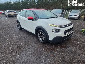 Location: Bristol - 2017 Citroen C3 Feel Puretech S/s 5 Door Hatchback REG: CN17ULB, Keys: Yes, MOT Expiry date: 04/02/2026, 1199 CC Petrol, 5 Speed Manual Petrol, Former Keepers: 1