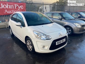 Location: Hayes - 2011 CITROEN C3 VTR+ 5 Door Hatchback REG: NX61VKJ, Keys: No, MOT Expiry date: 26/08/2025, 1360 Petrol, 5 Speed Manual Petrol, Former Keepers: 3