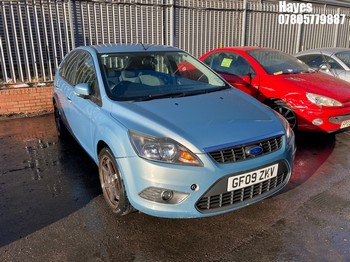 Location: Hayes - 2009 FORD FOCUS ZETEC 100 5 Door Hatchback REG: GF09ZKV, Keys: No, MOT Expiry date: 13/06/2025, 1596 Petrol, 5 Speed Manual Petrol, Former Keepers: 7