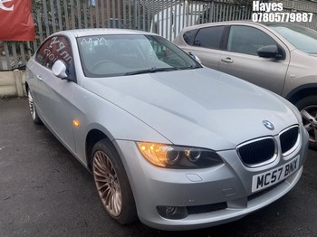 Location: Hayes - 2007 BMW 320I SE AUTO Coupe REG: MC57BNX, Keys: No, MOT Expiry date: 14/10/2025, 1995 Petrol, 6 Speed Auto Petrol, Former Keepers: 3