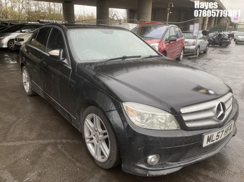 Location: Hayes - 2007 MERCEDES C280 SPORT A 4 Door Saloon REG: ML57HFR, Keys: No, MOT Expiry date: 02/10/2024, 2996 Petrol, 7 Speed Auto Petrol, Former Keepers: 4