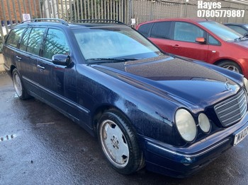 Location: Hayes - 2002 MERCEDES E320 ELEGANCE A Estate REG: MA02DKO, Keys: No, MOT Expiry date: 04/04/2026, 3199 Petrol, 5 Speed Auto Petrol, Former Keepers: 7