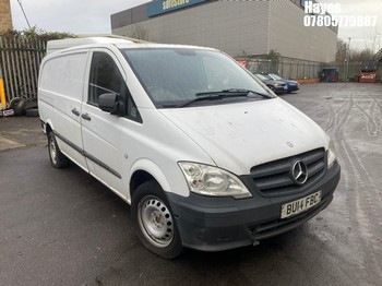 Location: Hayes - 2014 MERCEDES-BENZ VITO 113 CDI Panel Van REG: BU14FBC, Keys: No, MOT Expiry date: 04/07/2026, 2143 Diesel, 6 Speed Manual Diesel, Former Keepers: 3