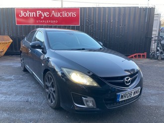 Location: Stapleford - 2008 MAZDA 6 SPORT D 5 Door Hatchback REG: WR08WME, Keys: Yes, MOT Expiry date: 26/04/2026, 1998 Diesel, 6 Speed Manual Diesel, Former Keepers: 8