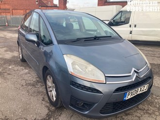 Location: Nottingham - 2008 CITROEN C4 PICASSO 5 VTR+ HDI EGS MPV REG: PX08XZJ, 1560cc DIESEL, 6 SPEED AUTO DIESEL, Former Keepers: 9, Keys: Yes, MOT Expiry date: 06/12/2025