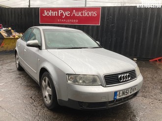 Location: Stapleford - 2001 AUDI A4 Saloon REG: LN51OVH, Keys: Yes, MOT Expiry date: 30/05/2026, 1896 Diesel,, Former Keepers: 9