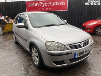 Location: Stapleford - 2006 VAUXHALL CORSA SXI+ 3 Door Hatchback REG: KD06OUH, Keys: Yes, MOT Expiry date: 11/09/2026, 1364 Petrol, 5 Speed Manual Petrol, Former Keepers: 11