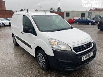Location: Nottingham - 2018 PEUGEOT PARTNER SE L1 BLUE HDI PANEL VAN REG: LN68PVX, 1560cc DIESEL, 5 SPEED MANUAL DIESEL, Former Keepers: 4, Keys: Yes, MOT Expiry date: 23/06/2026